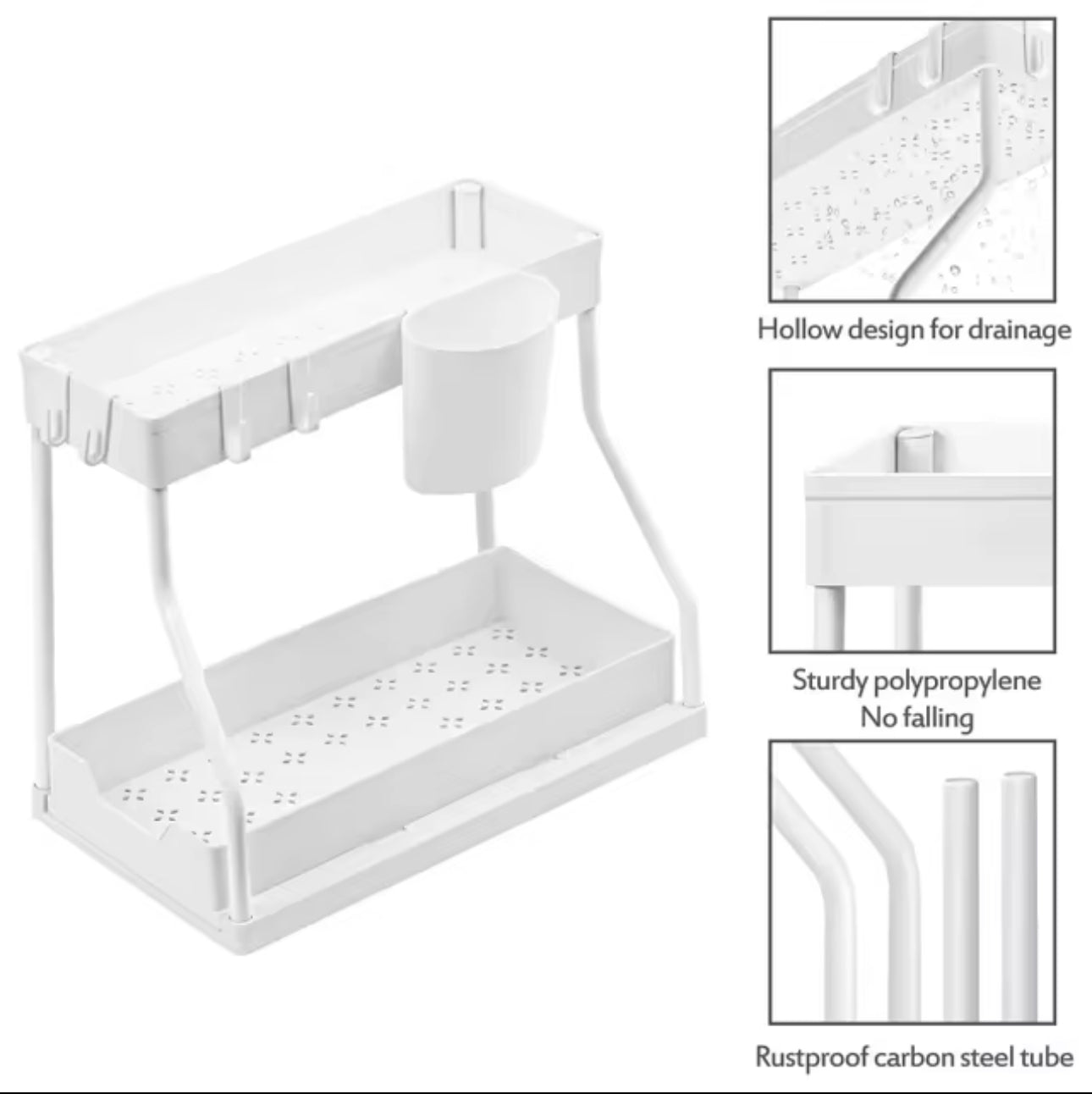 Kitchen Storage Under Sink Organizer